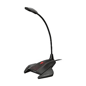 Microfone Gamer Trust Gaming GXT 239 Nepa, Conexão 3.5 mm, Preto - 23467 (LACRADO)