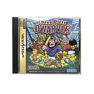 Jogo Three Dirty Dwarves - Sega Saturn (Japonês)