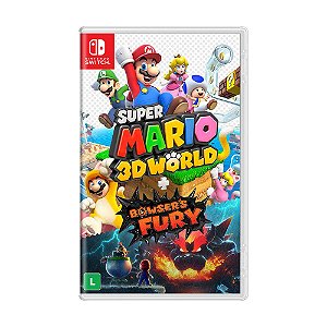 Jogo Super Mario 3D World + Bowsers Fury - Nintendo Switch