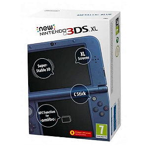 Console Nintendo New 3DS XL Metalic Blue - Nintendo (Europeu)