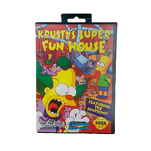 Jogo Krusty's Fun House - Mega Drive