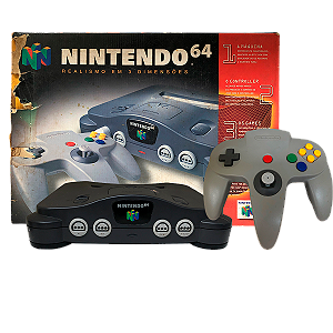 Console Nintendo 64 Cinza - Nintendo