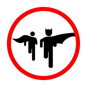 Placa De Parede Decorativa: Bat Run