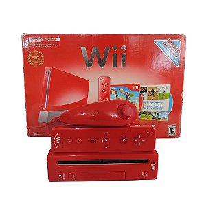 Console Nintendo Wii Vermelho - Nintendo