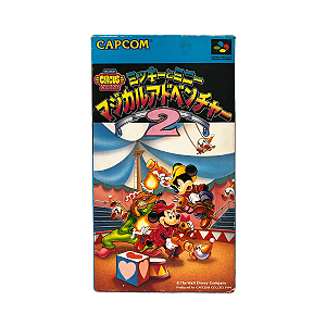 Jogo The Great Circus Mystery Starring Mickey & Minnie - SNES (Japonês)