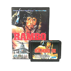 Jogo Rambo III - Mega Drive (Japonês)