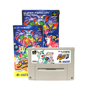 Jogo Super Bomberman 3 - SNES (Japonês)