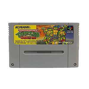 Jogo Teenage Mutant Ninja Turtles IV: Turtles in Time - SNES (Japonês)