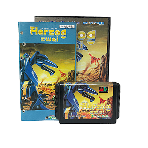 Jogo Herzog Zwei - Mega Drive (Japonês)