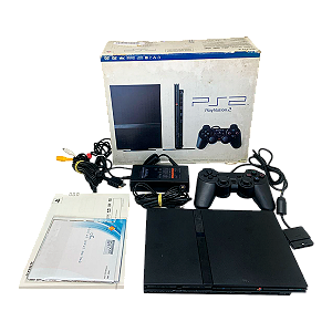 Console PlayStation 2 Slim Preto - Sony