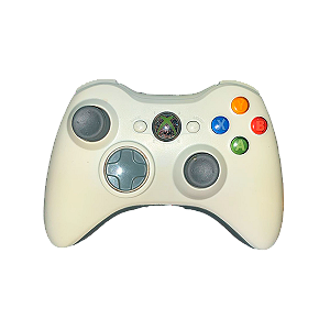 Controle Microsoft Branco Sem Fio - Xbox 360