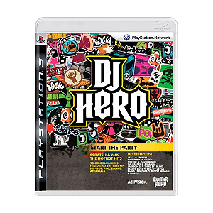 Jogo Dj Hero - PS3 (somente jogo)