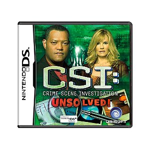Jogo CSI: Unsolved! - DS