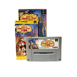 Jogo Mickey no Tokyo Disneyland Daibouken - SNES (Japonês)