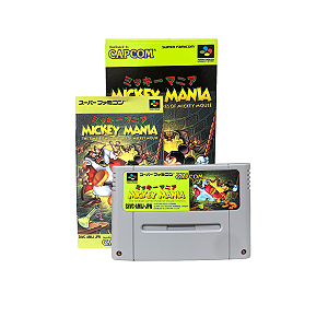 Jogo Mickey Mania: The Timeless Adventures of Mickey Mouse - SNES (Japonês)