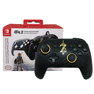 Controle Pdp Faceoff Pro Controller (Edição The Legend of Zelda: Breath of the Wild) - Switch