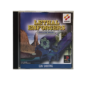 Jogo Lethal Enforcers I & II - PS1 (Japonês)