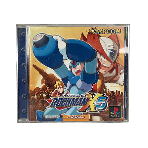 Jogo Mega Man X5 - PS1 (Japonês)