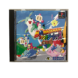 Jogo Bomberman Fantasy Race - PS1 (Japonês)