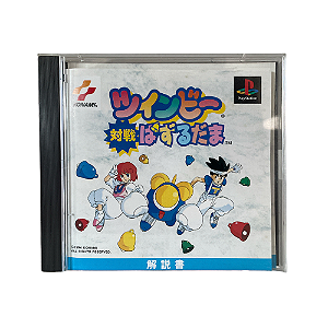 Jogo TwinBee Taisen Puzzle Dama - PS1 (Japonês)