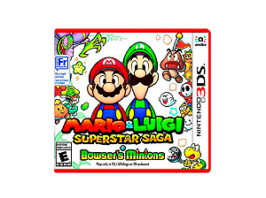 Jogo Mario & Luigi: Superstar Saga + Bowser's Minions - DS