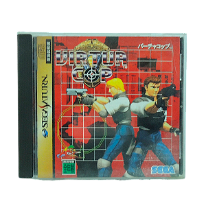 Jogo Virtua Cop - Sega Saturn (Japonês)