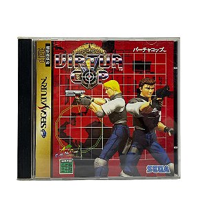 Jogo Virtua Cop - Sega Saturn (Japonês)