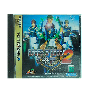 Jogo Virtua Cop 2 - Sega Saturn (Japonês)