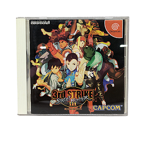 Jogo Street Fighter III: 3rd Strike - DreamCast (Japonês)