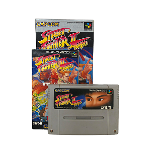 Jogo Street Fighter II Turbo - SNES (Japonês)