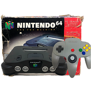 Console Nintendo 64 Cinza - Nintendo