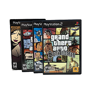 Jogo Grand Theft Auto: The Trilogy - PS2