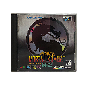 Jogo Mortal Kombat Kanzen-han - Sega CD (Japonês)