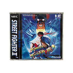 Jogo Street Fighter II': Champion Edition - PC Engine (Japonês)