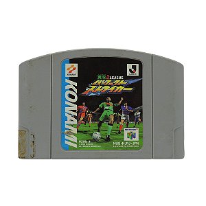 Jogo Jikkyou J.League Perfect Striker - N64 (Japonês)