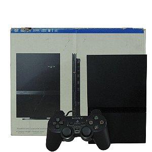 Console PlayStation 2 Slim Preto - Sony (Americano)