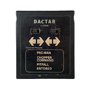 Jogo Dactar 4 em 1 Fantástica Voyager/ Dink / Turmoll / Podyan - Atari