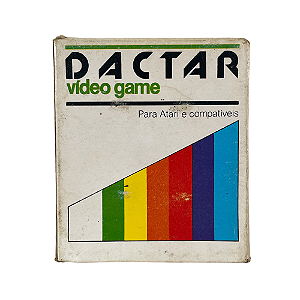 Jogo Dactar 4 em 1 Ursinho Esperto / Tron / Pinball / Volley - Atari (Relabel)