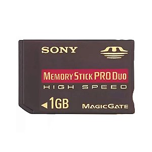 Cartão De Memória Memory Stick Pro Duo 1GB - Sony