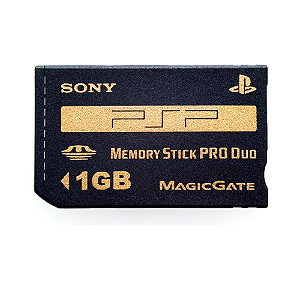 Cartão De Memória Memory Stick Pro Duo 1GB - Sony