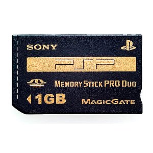 Cartão De Memória Memory Stick Pro Duo 1GB - Sony