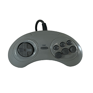 Controle Mega Drive Cinza - Sega