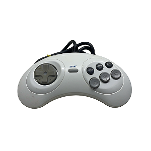 Controle Mega Drive 3 Branco - Sega