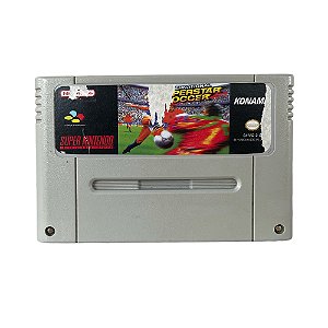 Jogo Jikkyou World Soccer: Perfect Eleven / International Superstar Soccer - SNES (Japonês)