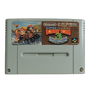 Jogo Super Donkey Kong 3: Nazo no Krems Shima - SNES (Japonês)