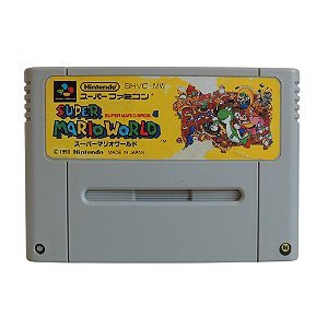 Jogo Super Mario World - SNES (Japonês)