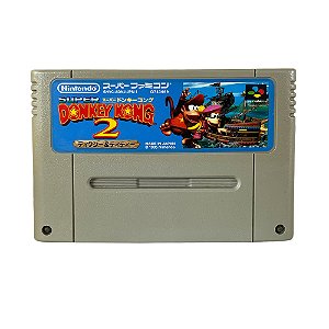 Jogo Super Donkey Kong 2: Dixie & Diddy - SNES (Japonês)