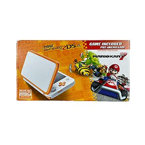 Console New Nintendo 2DS XL Branco e Laranja - Nintendo