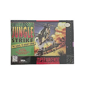 Jogo Jungle Strike: The Sequel to Desert Strike - SNES (LACRADO)