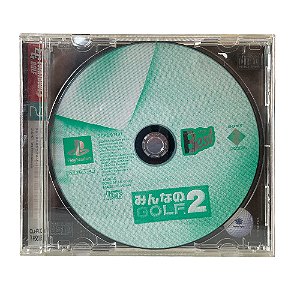 Jogo Minna no Golf 2 (PlayStation the Best) - PS1 (Japonês)